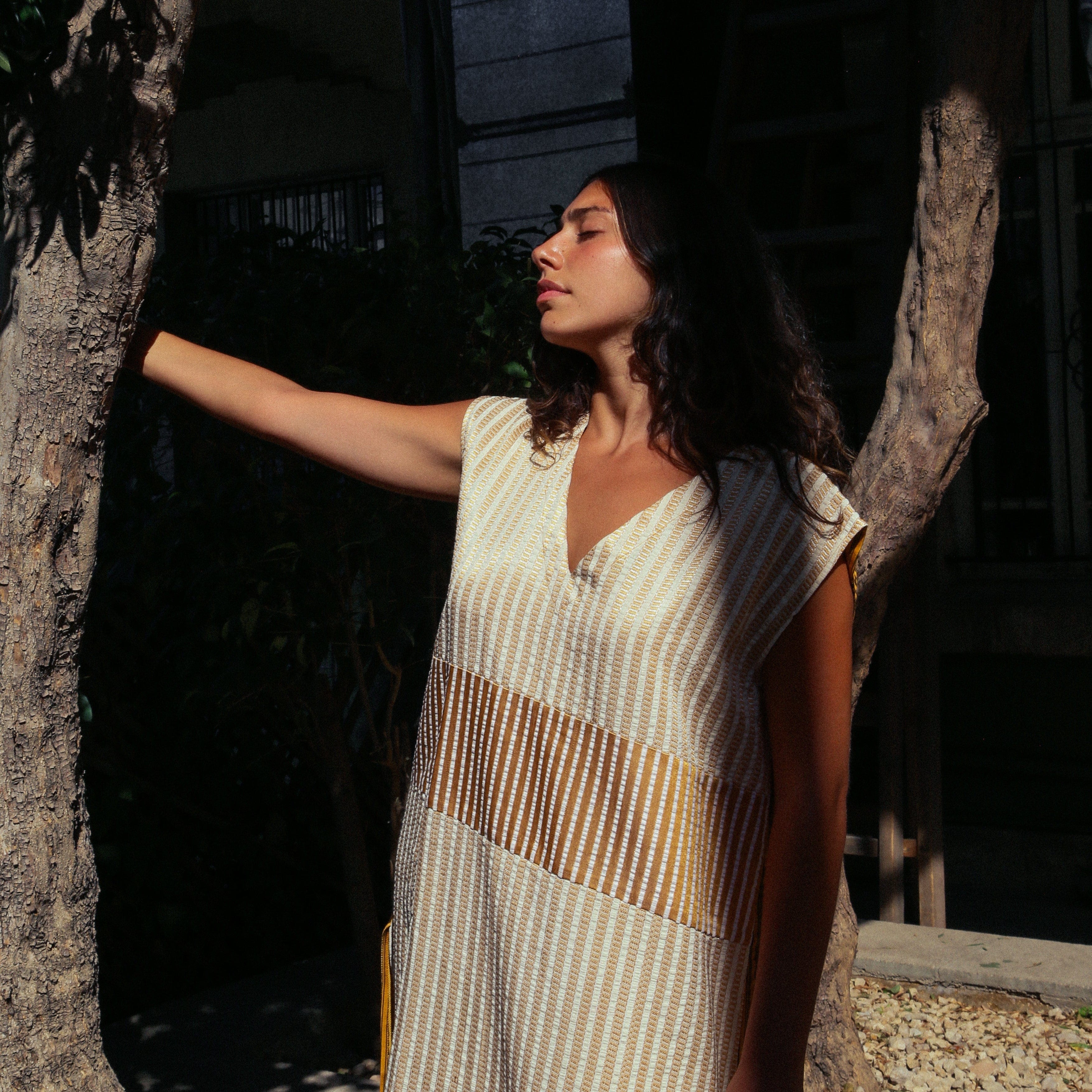 Shams El Balad Gold Aqaba Dress