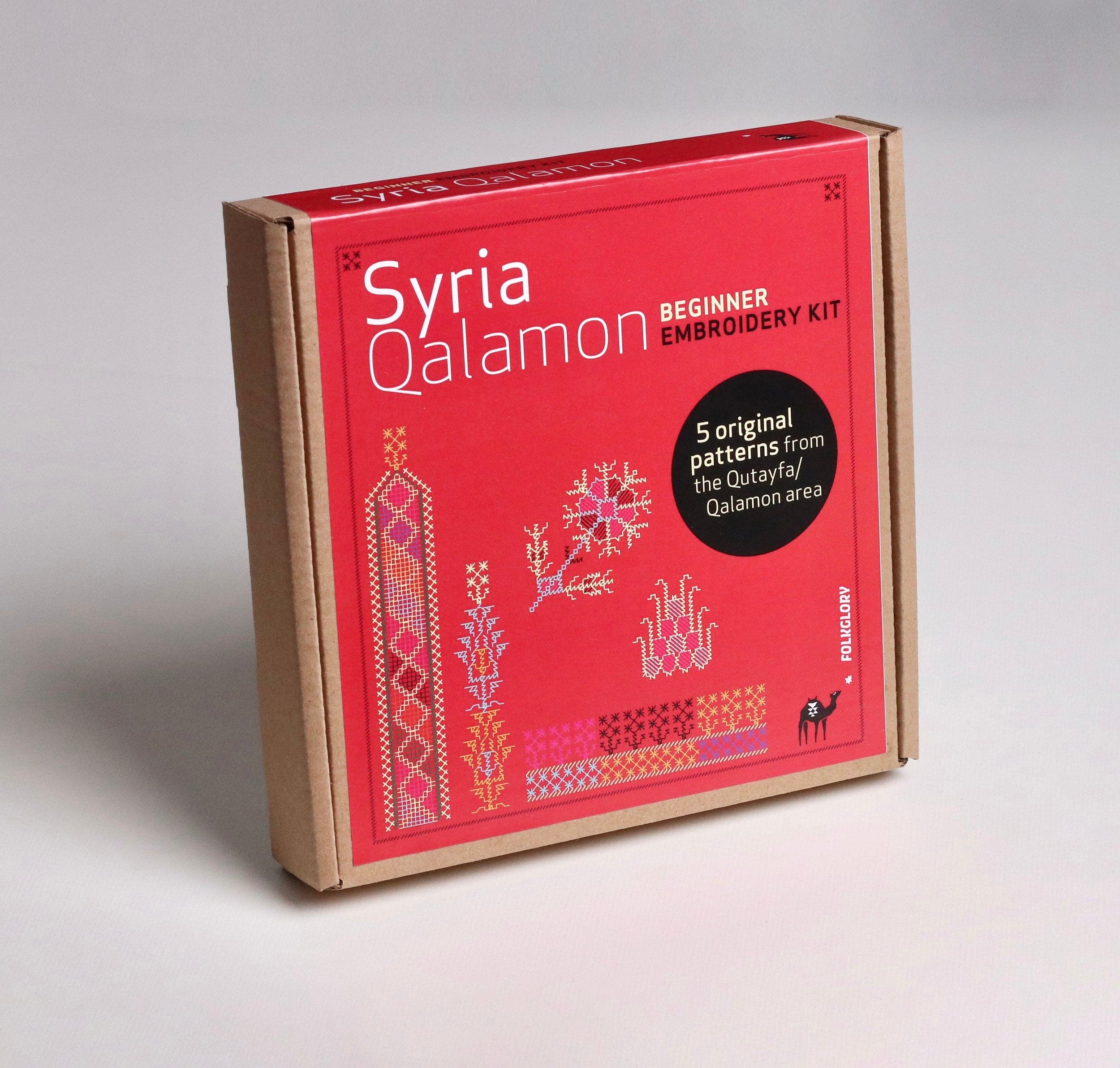 Sham Syrian Pattern Syria, Qalamon Beginner Embroidery Kit – Shams El Balad