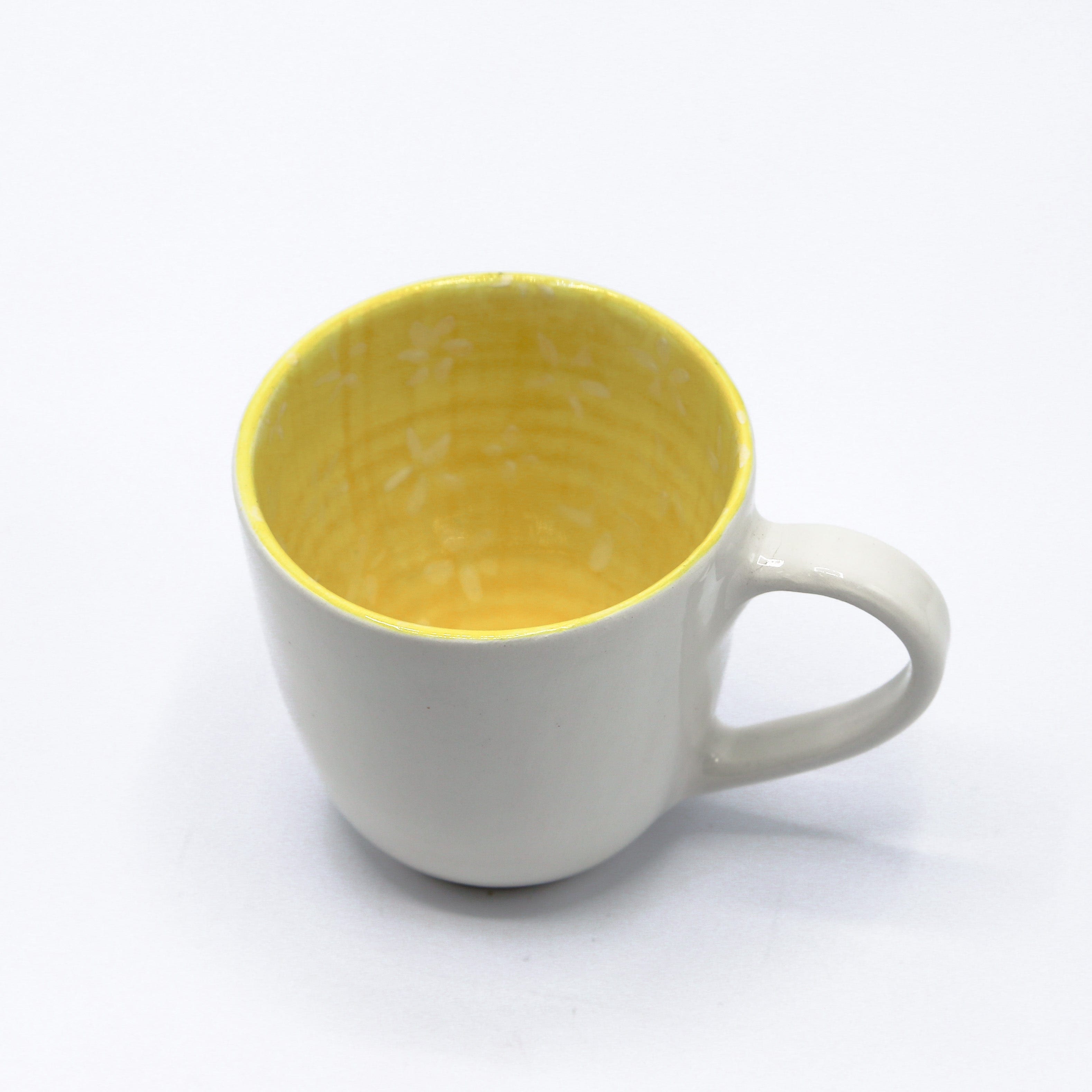 Shams El Balad Ceramic mug Yellow Floral Ceramic Mug